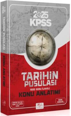 CBA Akademi 2025 KPSS Tarihin Pusulası Konu Anlatımı- 1500 Soru İlaveli - 1