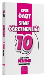 CBA Akademi CBA Yayınları ÖABT Sınıf Öğretmenliği Alan Eğitimi 10 Deneme Çözümlü CBA Yayınları - 1