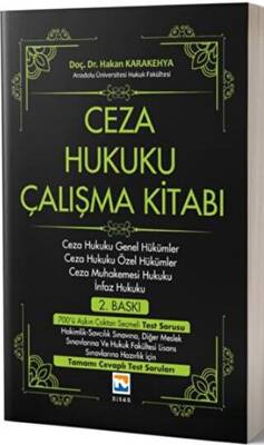 Ceza Hukuku Çalışma Kitabı - 1