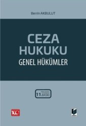 Ceza Hukuku Genel Hükümler - 1