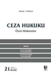 Ceza Hukuku Özel Hükümler - 1