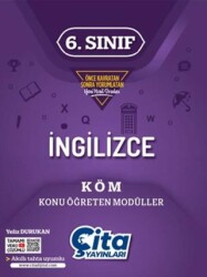 Çita Yayınları 6. Sınıf İngilizce Konu Öğreten Modüller - 1