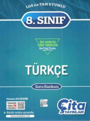 Çita Yayınları 8. Sınıf Türkçe Soru Bankası - 1