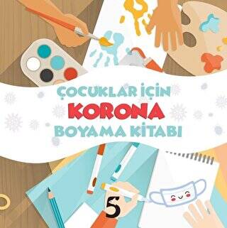 Çocuklar İçin Korona Boyama Kitabı - 1