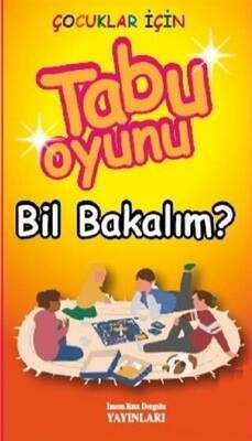 Çocuklar için Tabu Oyunu - Bil Bakalım? Ben Kimim? - 1