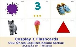 Cosplay 1 Flashcards - Okul Öncesi İngilizce Kelime Kartları 78 adet - 1