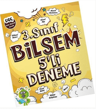 Dahi Olacak Çocuk Yayınları 3. Sınıf Bilsem 5`li Deneme - 1