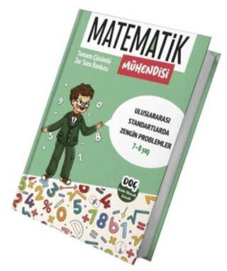 Dahi Olacak Çocuk Yayınları Matematik Mühendisi 7 - 8 Yaş - Tamamı Çözümlü Zor Soru Bankası - 1