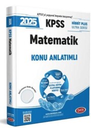 Data Yayınları 2025 KPSS Hibrit Plus Ultra Serisi Matematik Konu Anlatımlı - 1