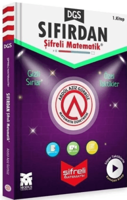 Modus Yayınları DGS Sıfırdan Şifreli Matematik 1. Kitap - 1