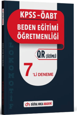 Dijital Hoca KPSS ÖABT Beden Eğitimi Öğretmenliği Lokomotif Serisi QR Çözümlü 7`li Deneme - 1