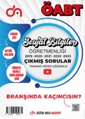 Dijital Hoca ÖABT Sosyal Bilgiler Öğretmenliği Son Beş Yıl Çıkmış Sorular Tamamı Video Çözümlü - 1