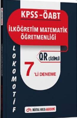 Dijital Hoca KPSS 2025 ÖABT İlköğretim Matematik Öğretmenliği Lokomotif Serisi QR Çözümlü 7`li Deneme - 1