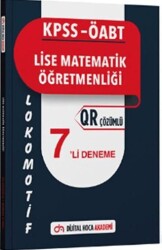 Dijital Hoca KPSS 2025 ÖABT Lise Matematik Öğretmenliği Lokomotif Serisi QR Çözümlü 7`li Deneme - 1