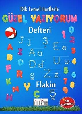 Dik Temel Harflerle Güzel Yazıyorum Defteri Spiralli - 1