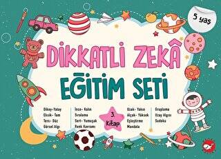 Dikkatli Zeka Eğitim Seti 3. Kitap - 5 Yaş - 1