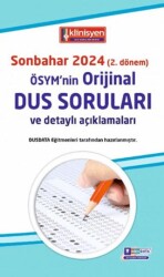 DUSDATA Dus Soruları - ÖSYM`nin Orijinal Sonbahar 2024 - 1