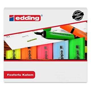 Edding 344 Fosforlu Kalem 5Li Set - 1