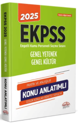 Editör Yayınevi 2025 EKPSS Genel Yetenek - Genel Kültür Konu Anlatımlı - 1