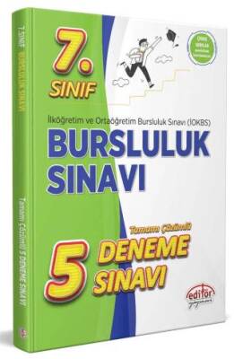 Editör Yayınevi 7. Sınıf Bursluluk Sınavı Çözümlü 5 Deneme Sınavı - 1