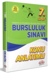 Editör Yayınevi 7. Sınıf Bursluluk Sınavı Konu Anlatımlı - 1