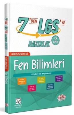 Editör Yayınevi 7`den LGS’ye Hazırlık Fen Bilimleri - 1