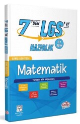 Editör Yayınevi 7’den LGS’ye Hazırlık Matematik - 1