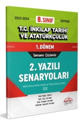 Editör Yayınevi 8. Sınıf T.C. İnkılap Tarihi ve Atatürkçülük 1. Dönem Ortak Sınavı 2. Yazılı Senaryoları Tamamı Çözümlü - 1