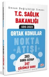 Editör Yayınevi T.C. Sağlık Bakanlığı Ünvan Değişikliği Sınavı Ortak Konular Nokta Atışı Soru-Cevap - Çözümlü Soru Bankası - 1