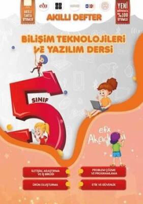 Efx Akademi Yayınları 5. Sınıf Bilişim Teknolojileri ve Yazılım Dersi Akıllı Defteri - 1