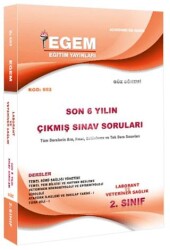 Egem Eğitim Yayınları 2. Sınıf Laborant ve Veteriner Sağlık Güz Dönemi Çıkmış Sınav Soruları 2012-2018 3. Yarıyıl 603 - 1