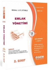 Egem Eğitim Yayınları Emlak Yönetimi Konu Anlatımlı Soru Bankası-Güz Dönemi3. Yarıyıl Kod: 233 - 1