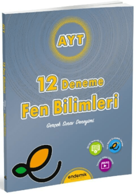 Endemik Yayınları AYT Fen Bilimleri 12 Deneme - 1