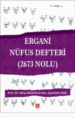 Ergani Nüfus Defteri 2673 Nolu - 1