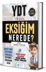 Erkan Önler YDT - YKSDİL Eksiğim Nerede Soru Bankası - 1