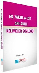 Eş, Yakın ve Zıt Anlamlı - 1