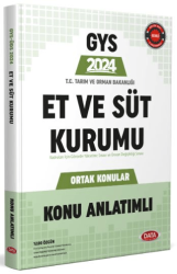 Et ve Süt Kurumu GYS Ortak Konular Konu Anlatımlı - 1