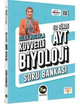 F10 Yayınları Dilek Hocayla 50 Günde AYT Biyoloji Soru Bankası - 1