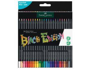 Faber-Castell Black Edition Boya Kalemi 24 Renk - 1