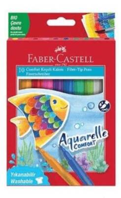 Faber-Castell Comfort Aquarelle Keçeli Kalem 10Lu - 1