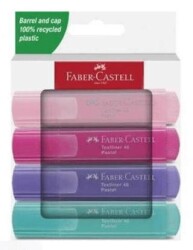 Faber-Castell Fosforlu Kalem 46 Pastel 4Lü - 1