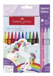 Faber-Castell Unicorn Felt-Tip Keçeli Kalem 10+3 - 1