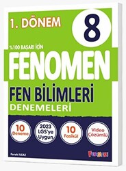 Fenomen Kitap Fenomen 8. Sınıf Fen Bilimleri Denemeler 1. Dönem - 1