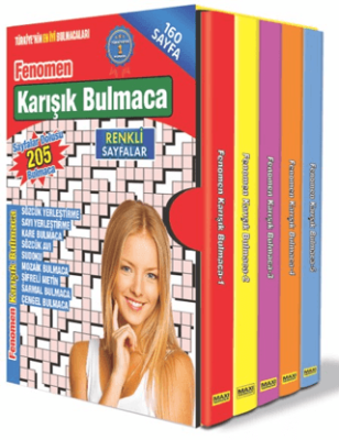 Fenomen Karışık Bulmaca Seti - 5 Kitap - 1