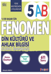 Fenomen Kitap 5. Sınıf Din Kültürü ve Ahlak Bilgisi A-B Soru Bankası - 1