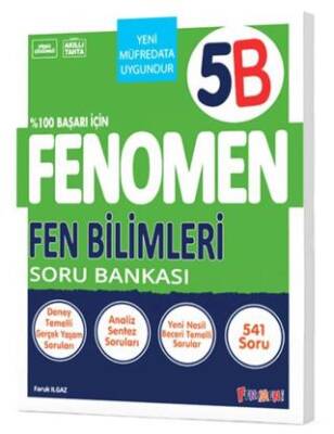 Fenomen Kitap 5. Sınıf Fen Bilimleri B Soru Bankası - 1