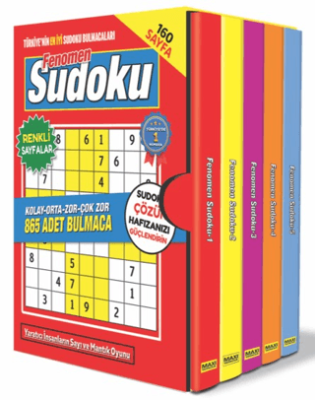 Fenomen Sudoku Bulmaca Seti - 5 Kitap - 1