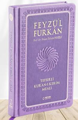 Feyzü`l Furkan Tefsirli Kur`an-ı Kerim Meali Büyük Boy - Tefsirli Meal - Ciltli LİLA - 1