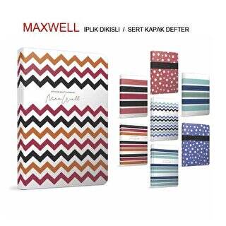 Gıpta Maxwell İplik Dikiş Sert Kapak Defter 17x24 Cm 120 Yaprak Çizgili - 1