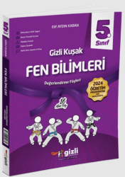 Gizli Yayınları 5. Sınıf Fen Bilimleri Gizli Kuşak Değerlendirme Föyleri - 1